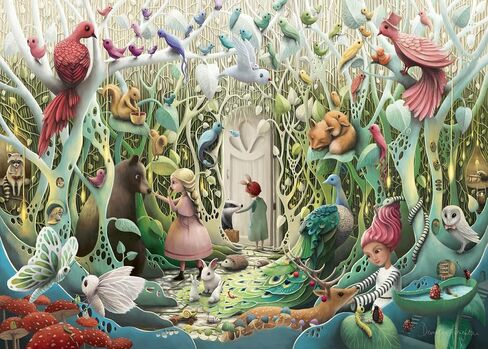 Ravensburger The Secret Garden Puzzle - 1000-Piece Jigsaw for Adults | Unique Artistry | Perfect Interlocking Fit | Durable Quality Materials | Great Gift Idea in Saudi Arabia