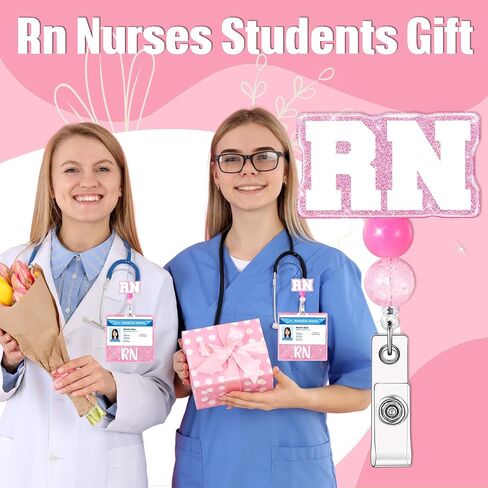 RN Budge Buddy with RN Nurse Badge Cenly Clip Clip Retractable Lursing Luster for RN Turners (RN) in Kuwait