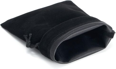 Tendwarm 20 Pcs 4x6 Inches Black Velvet Bags With Drawstring Candy Jewelry Pouch Bags Christmas Wedding Favors in Saudi Arabia