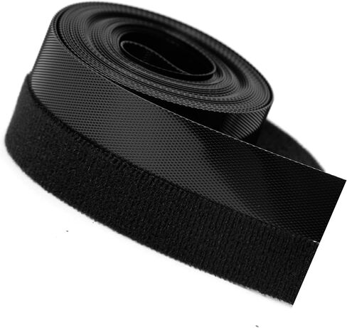 3m x 20mm Extremely Thin and Soft Strong Doll Clothes Hook and Loop Tape Fasteners About Sewing Type Back Without Adhesive Doll Clothing Accessories Soft Black in Saudi Arabia