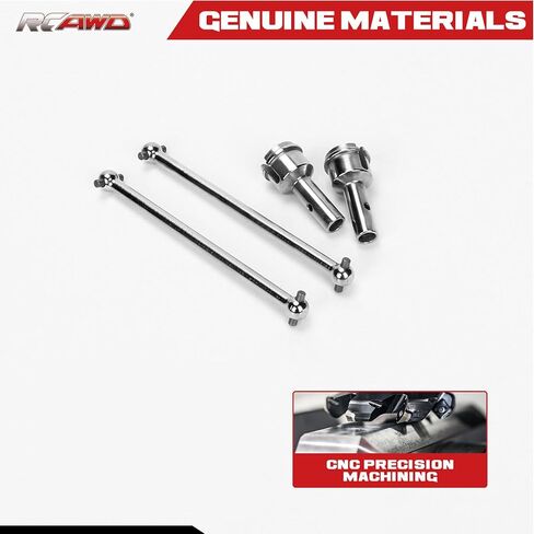 RCAWD Dogbone 91mm & Wheel Axle Rear for ARRMA 6S 1/7 Infraction Felony & Limitless Roller, 1/8 Typhon 6S &Roller Upgrades Parts, Drive Shaft Hop Ups for#ARAC4031,#AR310456, #ARAC9411#AR310431 Silver in Saudi Arabia