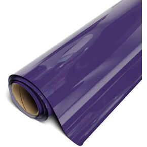 Siser EasyWeed Heat Transfer Vinyl 11.8" x 15ft Roll (Wicked Purple) - Compatible, Cricut, Silhouette and Other Craft/Professional Cutters - CPSIA Certified