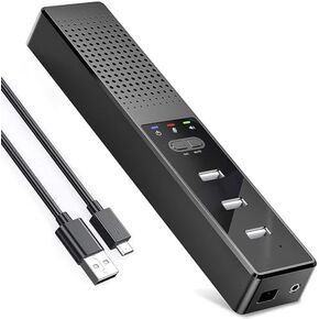 3 in 1 USB Computer Speaker with Microphone, PC Laptop Desktop Conference Speaker with Mic for Smart Home Office and Online Study，360 Degree Enhanced Voice Pickup, Noise Reduction
