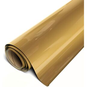 Siser EasyWeed Heat Transfer Vinyl 11.8" x 30ft Roll (Gold) - Compatible, Cricut, Silhouette and Other Craft/Professional Cutters - CPSIA Certified