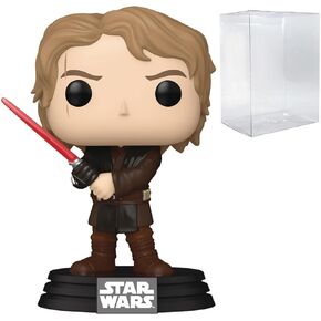 POP Star Wars: Ahsoka - Anakin Skywalker Funko Vinyl Figure (Bundled with Compatible Box Protector Case), Multicolor, 3.75 inches