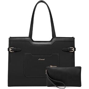 حقيبة LoveVook Laptop for Women 15.6 بوصة عمل حقيبة عمل للنساء حقيبة عمل كبيرة السعة مع حقيبة كمبيوتر مقاومة للماء لأجهزة الكمبيوتر المحمولة لأجهزة الكمبيوتر المحمولة لمكتب أعمال النساء in Kuwait