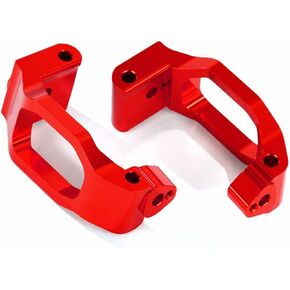 Traxxas 8932R Caster Blocks 6061-T6 Alum (Red-Anodized), Left & Right