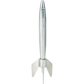 Design Gifts Rocket Ballpoint Pen w/Stand (Pen with Stand)