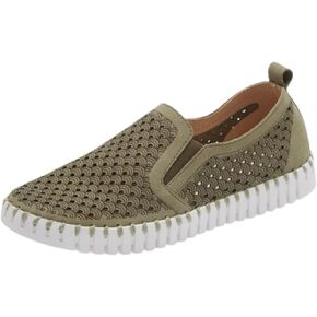 ILSE JACOBSEN HORNBAEK Women's Tulip140WOM Flat | Slip-On | Low Top (Latte, 7) in Kuwait