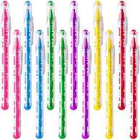 JKJF 12 PCS Maze Rollerball Pens Puzzle Gel Ink Pen Novelty Maze Shape Pens for School Office Stationery Writing Supplies - 1.0 mm Black