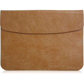Glizze MacBook Case 13 inch, Compactible MacBook New Air 13 (A1466, A2681 M2, A2337, A2179), New Pro 13 (A2338, A2289, A2251, A2159, A1989, A1706), PU Leather, Elegant MacBook case, Black