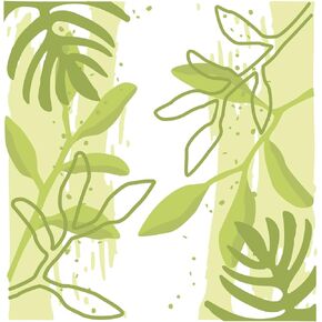Sizzix Layered Reusable Crafts 4PK Watercolor Leaves by Olivia Rose | 664918 | Chapter 4 2022 Stencils, Mulitcolour