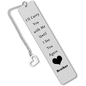 Loss of Brother Memorial Gifts Bookmark Brother Memorial Gifts Sympathy Gifts for Loss of Brother in Memory of Brother Gift Bereavement Condolences Grief Gifts Brother Remembrance Bookmark