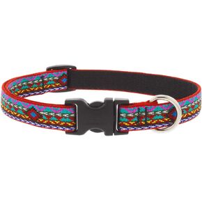 Large Dog Collar by Lupine 3/4" Wide El Paso Design adjusts from 15" to 25"