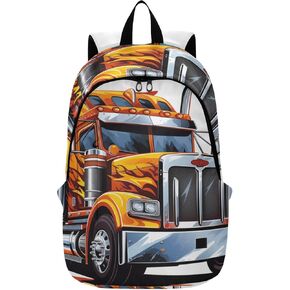 Travel Backpack for Men Laptop Bag Work Fashion Design Daypack Trucks Large Lightweight Outdoor Casual
