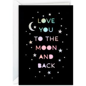 Hallmark Signature Anniversary Card (Gold and Woodgrain, Love You More) for Husband, Wife, Partner, Spouse