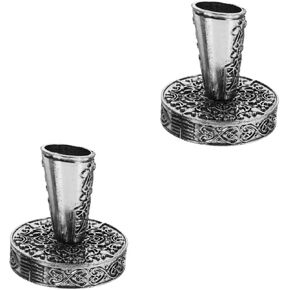 TEHAUX 4pcs Metal Single Pen Holder for Desk Stylish Pen Stand Base for Office and Home Metal Pen Holder Accessory for Students and Organizing Workspaces
