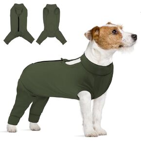 KOESON Dog Recovery Sleeve Hind Leg, Dog Recovery Suit for Female Male Dogs, Dog Leg Sleeve to Stop Licking, Long Sleeve Dog Rear Leg Wound Cover, Dog Spay Recovery Onesie for Wound Heal Care