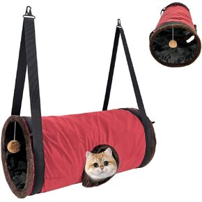 Cat Tunnel Condo Cat Wall Shelf Furniture Wall Mounted, House, Hammock for Indoor Kitty Hanging Bed 25 * 12 inch