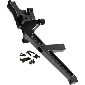 Aluminum Front Chassis Brace Upgrades Part for 1/8 Sledge 4WD #95076-4,Alloy Front Chassis Brace Hops up for Sledge Monster Truck RC Car #95076-4,Replace #9520, Red