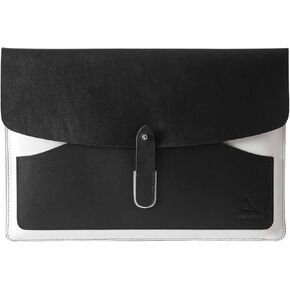BEVEL & AWL Dual Harmony 100% Leather Sleeve for Pro 14 Inch (M1, M1 Pro, M2, M2 Pro & M3) 2021-2024, Premium Handcrafted Air Sleeve, Laptop Sleeve 13 Inch & 14 Inch Case