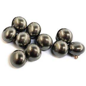Brown Faux Pearl Sewing Shank Buttons 10 Pcs - 15mm, 5/8"