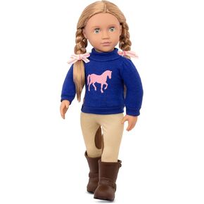 Our Generation Dolls Montana Faye - Adorable 46cm Doll with Hair to Brush, Equestrian Outfit and Full Set of Clothes | Wholesome Dolls for Girls Age 3-10 for Dressing Up and Imaginative Play