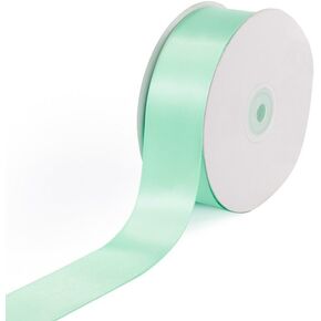 Creative Ideas Solid Satin Ribbon, 1-1/2-Inch by 50 Yard, Mint Green, Solid