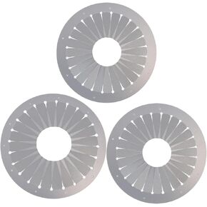 kowaku 3Pcs Badge Button Ornament Ribbon Flower Making Tool Rosette Maker Ribbon Rosette Brooch