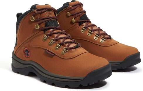 Timberland Men's White Ledge Mid Waterproof Hiking Boot, Rust Nubuck, 12 in Saudi Arabia