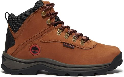 Timberland Men's White Ledge Mid Waterproof Hiking Boot, Rust Nubuck, 12 in Saudi Arabia