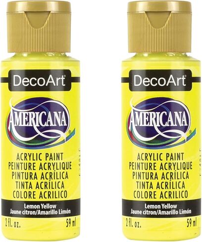 Decoart Americana Acrylic Paint ، 2 أوقية ، أصفر الليمون in Kuwait