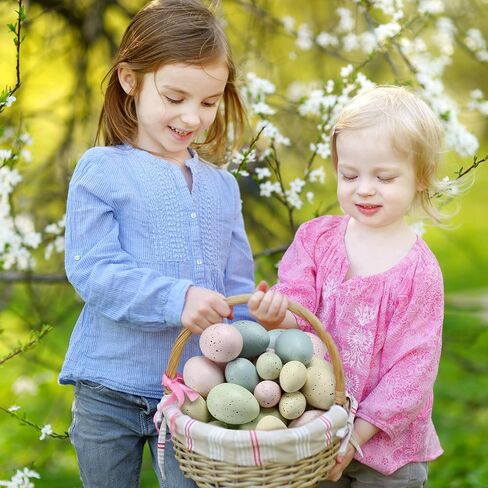 36 Pcs Easter Speckled Eggs Plastic Speckled Eggs Bowl and Vase Filler Faux Chicken Eggs for DIY Spring Displays and Easter Decorations (Classic Color) in Kuwait