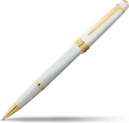 Cross Bailey Light Polished White Resin and Gold Tone Rollerball Pen in Saudi Arabia