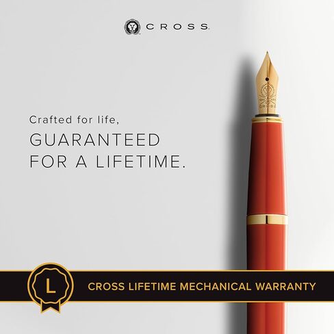 Cross Bailey Light Polished White Resin and Gold Tone Rollerball Pen in Kuwait