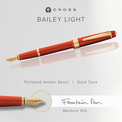 Cross Bailey Light Polished White Resin and Gold Tone Rollerball Pen in Kuwait