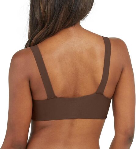 SPANX Bra-Llelujah حمالة صدر تغطية كاملة مبطنة بشكل خفيف - حمالة صدر مريحة لتغطية كاملة - حمالة صدر تي شيرت للاستخدام اليومي - إغلاق أمامي - ظهر جورب - أشرطة تمدد ذكية - ضباب نيلي - 38C in Kuwait