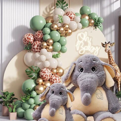 Giant Elephant Stuffed Animal 39'',Large Stuffed Elephant Plush Toy,Soft Huggable Elephant Plush Cute Elephant Plush Toy for Girls Boys Kids Babies,Gifts for Birthday Mother's Day Christmas in Kuwait