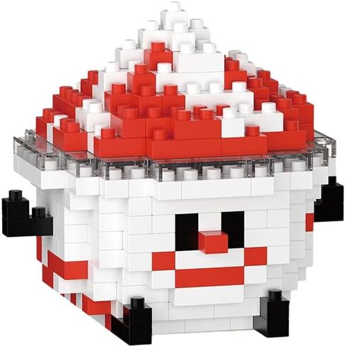 Happy Food Cute Food Series Mini Bricks Micro Building Kit Toys Desktop Ornaments Compatible Nano Kids (Sweet Taro Pie) in Saudi Arabia