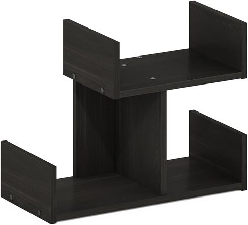 Furinno Hermite Wooden Desktop Bookshelf Storage Organizer for Home and Office Supplies, White in Kuwait