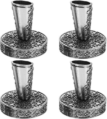 TEHAUX 4pcs Metal Single Pen Holder for Desk Stylish Pen Stand Base for Office and Home Metal Pen Holder Accessory for Students and Organizing Workspaces in Saudi Arabia