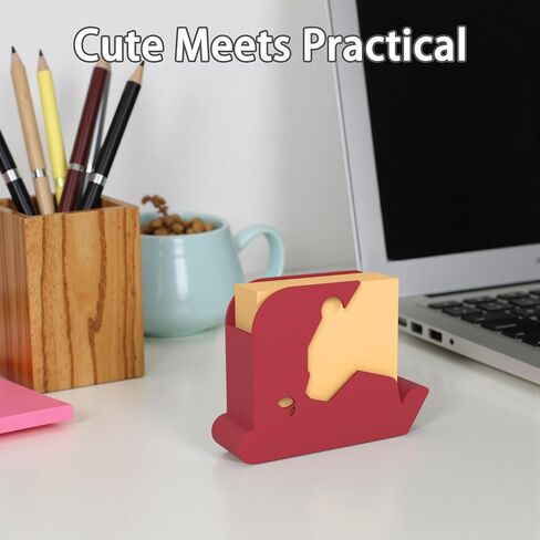 Li & Zhao Bear Sticky Note Holder - Post post post it note dispenser memo dispenser pen sticky note suffenser post it note stelder notepad holder for deskn School Office ( in Kuwait