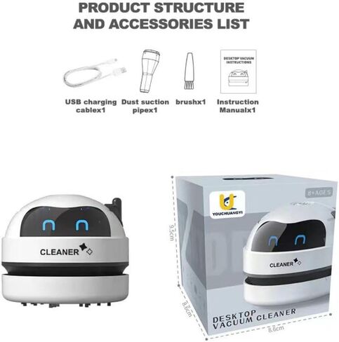 ARTopet Diamond Accessories Tools Desk Vacuum Cleaner Hand-Held Diamond Tools for Diamonds Mini Quicker Picker Organizer Spilled Drill with USB Charger, Brush, Pipe in Saudi Arabia