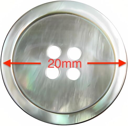 10pcs 25mm Pearl Natural Black 4 Hole Shell Button Button Round Round For Diy Craft Sweater Shirt Clothing in Kuwait