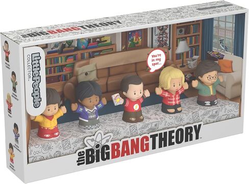 ​Little People Collector The Big Bang Theory TV Show Special Edition Set for Adults & Fans, 5 Figures in a Display Box in Saudi Arabia