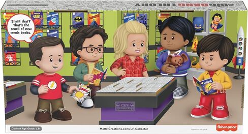 ​Little People Collector The Big Bang Theory TV Show Special Edition Set for Adults & Fans, 5 Figures in a Display Box in Saudi Arabia