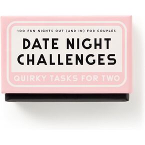 Brass Monkey Date Night Challenges – Date Night Tasks Card Deck of 100 Double Sided Unique Romantic Challenge Cards