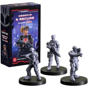 Monster Fight Club Cyberpunk Red, Combat Zone The Board Game Gangs Expansion: Observe and Secure (Arasaka Gonks)