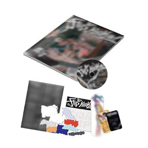 KickFlip - 1st Mini Album Flip it, Kick it! On Board Ver. Photobook R + Sticker Pack + Track Folded Poster + Bookmark + Crew Card + Photocard + 4 Extra Photocards