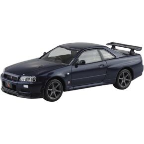 Aoshima Nissan R34 Skyline GT-R (Midnight Purple) 1:32 Scale Snap Fit Model Kit